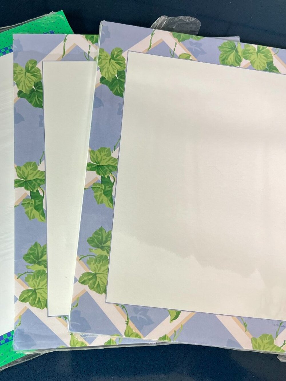 Stationary with a Waverly design